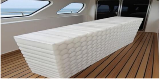 500 mm Ekstra Kalınlıklı Alüminyum Bal Arısı Çekirdekli Malzemelerle