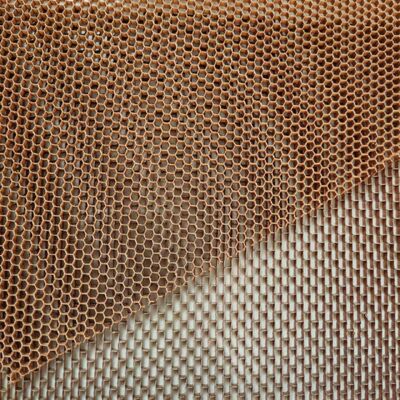Yoğunluk 48 Hücre Boyutu 3.2mm OX Genişletilmiş Boyut 1050*2500 Aramit Petek Çekirdek