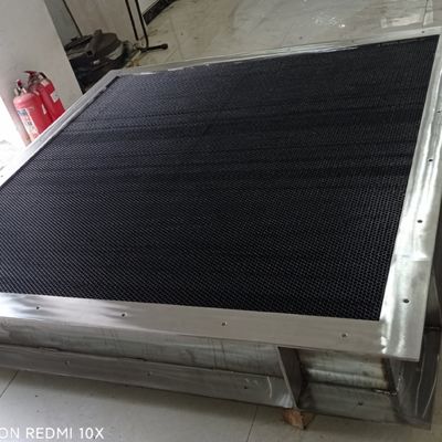 Nokta kaynaklı paslanmaz çelik bal kovanı plaka hücre boyutu 6.4mm Rüzgar tüneli için
