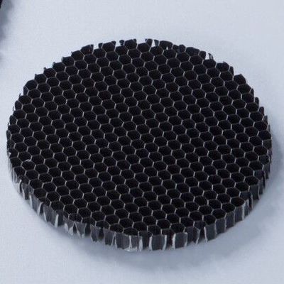 LED Anti Parlama için 50 mm çaplı siyah alüminyum bal kovanı kılıf