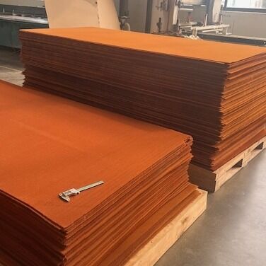 Ses Yalıtımlı Havacılık Sınıfı Aramid Petek Çekirdek 4x8' Raylı Ulaşım İçin