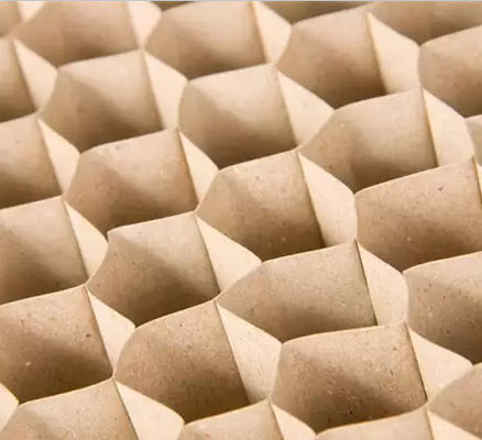 Kahverengi Kraft Kağıt Bal çekirdeği 20mm Hücre Boyutu OEM ODM
