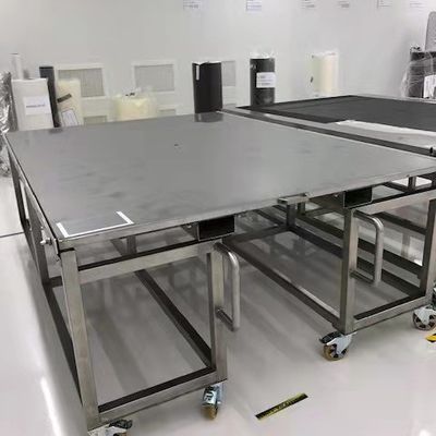 Yağ lekesi geçirmez bal kovanı çalışma masası paslanmaz çelik 800x900mm